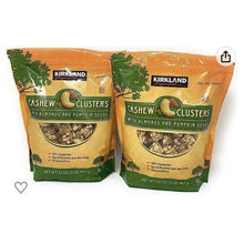 Load image into Gallery viewer, (Pack of 2) Kirkland Cashew Clusters with Almonds and Pumpkin Seeds Gluten Free 32oz