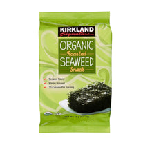 Load image into Gallery viewer, (Pack of 10) Kirkland Signature Organic Roasted Seaweed Snack  0.6oz