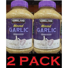 Load image into Gallery viewer, Pack of 2 - Kirkland Signature Minced California Garlic, 48oz