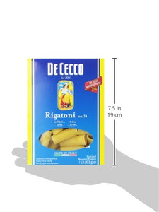 De Cecco Pasta, Rigatoni - 16 Oz - 5 Pk