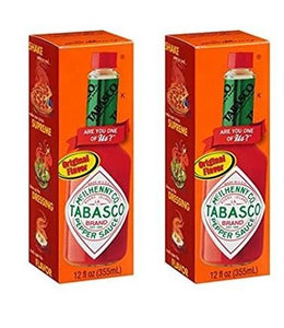 Tabasco Original Sauce, Pepper - 12 Oz - 2 Pk