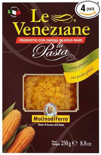 Le Veneziane Italian Ditalini Pastina Gluten Free - 8.8 Oz - 4 Pk