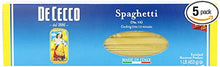 Load image into Gallery viewer, De Cecco Semolina Pasta, Spaghetti No.12 - 1 lb - 5 Pk