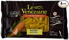 Load image into Gallery viewer, Le Veneziane Italian Rigatoni Pasta Gluten Free - 8.8 Oz - 4 Pk