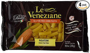 Le Veneziane Italian Rigatoni Pasta Gluten Free - 8.8 Oz - 4 Pk