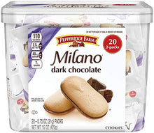 Load image into Gallery viewer, Pepperidge Farm, Milano, Cookies, Dark Chocolate Multi-pack - 15 Oz - 20 Count