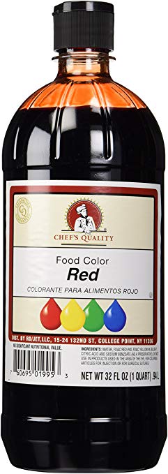 Chef's Quality Liquid Food Color (Red)