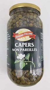 Supremo Italiano Capers, Non Pareilles, 32 Oz (22 Oz Drained) 1 Jar