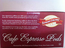 Load image into Gallery viewer, Cafe Espresso Pods (100 Individually Packed Espresso Pods)