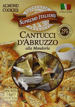 Load image into Gallery viewer, Supremo Italiano Cantucci D&#39;Abruzzo Almond Cookies (125 Count Box)