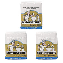 Load image into Gallery viewer, Lesaffre Saf Instant Yeast Gold, 1 Pound, Pack of 3