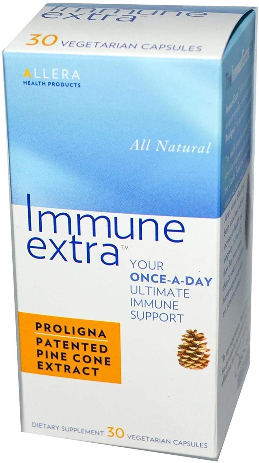 Allera Health Product - Immune Extra - 30 Count - May Support Immune Health - Cold & Flu - Pine Cone Extract - Proligna