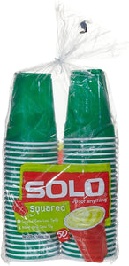 Solo Squared Party Cups, 9 Ounce