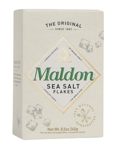 Maldon Salt, Sea Salt Flakes, 8.5 oz (240 g), 2 Count, Kosher, Natural, Handcrafted, Gourmet, Pyramid Crystals