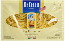 Load image into Gallery viewer, De Cecco Pasta Egg Noodle Fettuccine, 8.8 Ounce -- 12 per case.