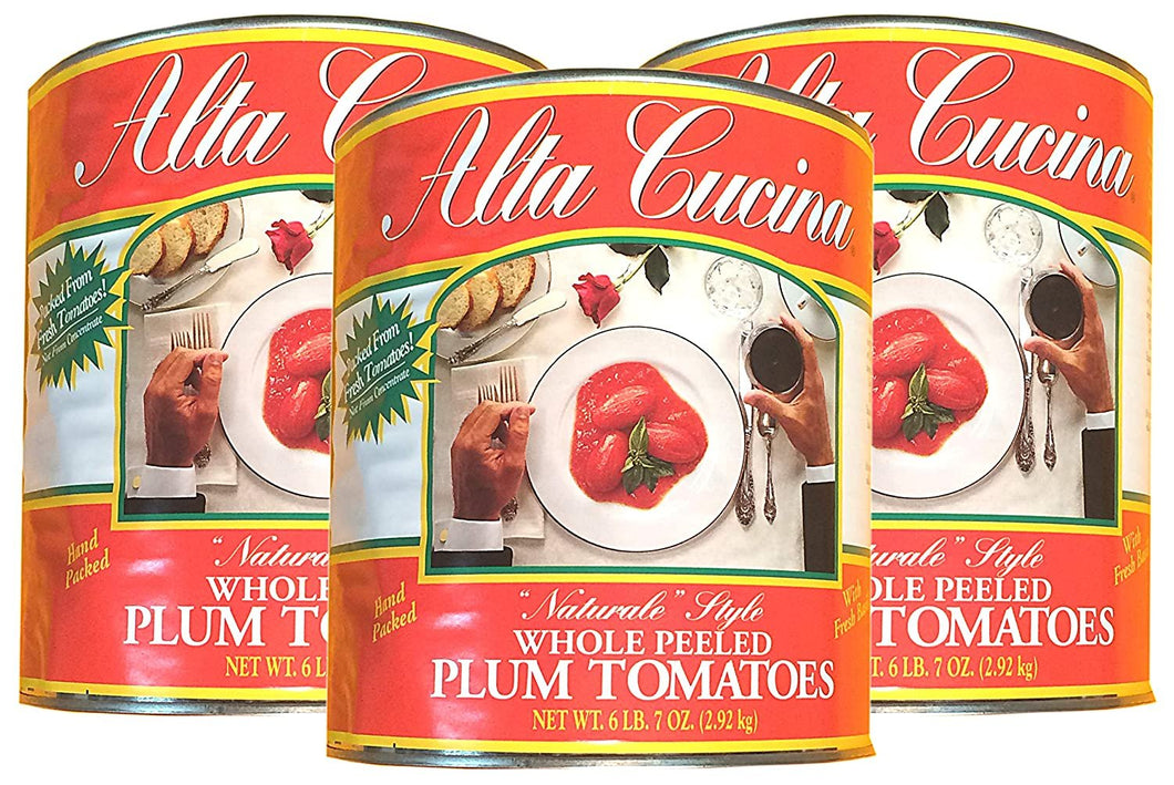 Stanislaus, Alta Cucina Whole Peeled Plum Tomatoes 103 oz (Pack of 3)