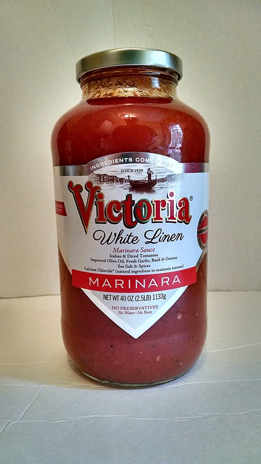 Victoria White Linen Marinara Sauce 40 Oz (Pack of 1)