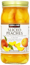 Load image into Gallery viewer, Kirkland Sliced Peaches, 24 Ounce (Pack of 4)