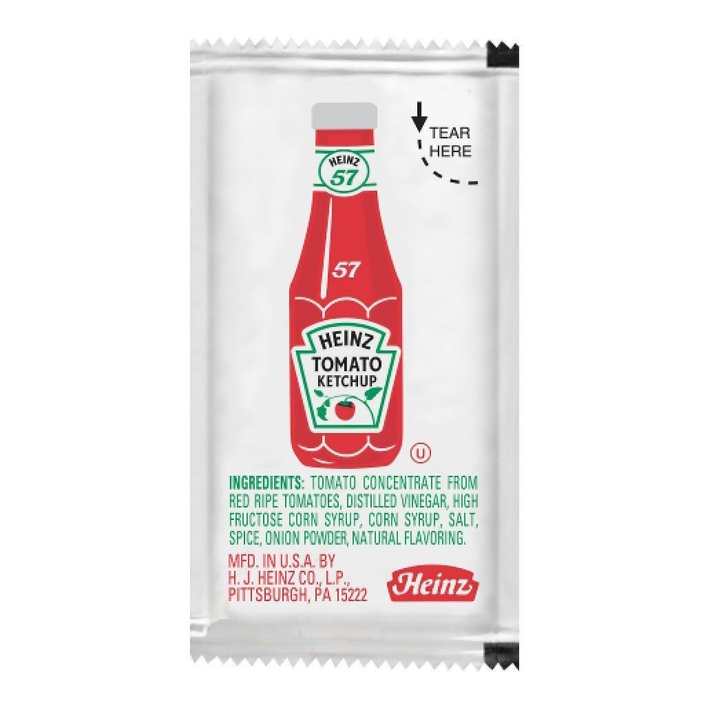 Heinz Ketchup Packet - .32 ozs. - Pack of 50