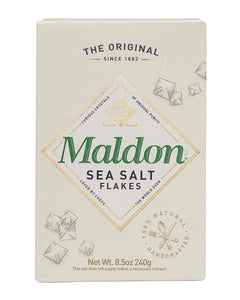 Maldon Salt, Sea Salt Flakes, 8.5 oz (240 g), 2 Count, Kosher, Natural, Handcrafted, Gourmet, Pyramid Crystals