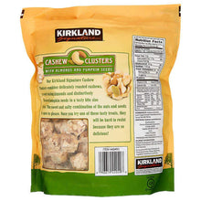 Load image into Gallery viewer, (Pack of 2) Kirkland Cashew Clusters with Almonds and Pumpkin Seeds Gluten Free 32oz