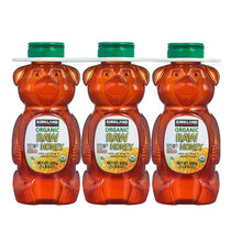 Load image into Gallery viewer, (Pack of 3) Kirkland Signature Organic Raw Honey Bear, 24oz