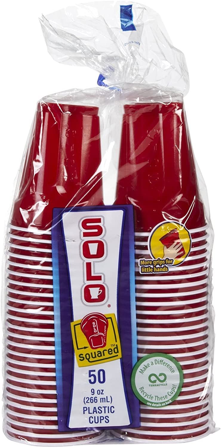 Solo Squared Party Cups, 9 Ounce