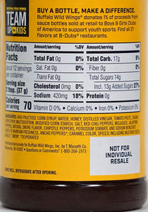 Buffalo Wild Wings Honey BBQ Sauce, 12 Fluid Ounce