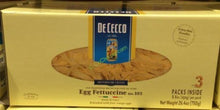 Load image into Gallery viewer, De Cecco Pasta Egg Noodle Fettuccine, 8.8 Ounce -- 12 per case.