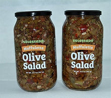 Load image into Gallery viewer, Solestado Muffuletta ( 2 PACK ) Olive Salad 33.9oz Each