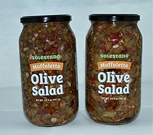 Solestado Muffuletta ( 2 PACK ) Olive Salad 33.9oz Each