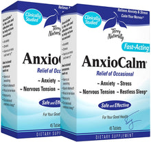 Load image into Gallery viewer, Terry Naturally AnxioCalm (2 Pack) - 40 mg, 45 Tablets -  90 ct 03/23