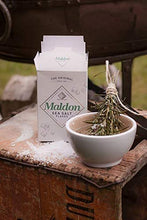 Load image into Gallery viewer, Maldon Salt, Sea Salt Flakes, 8.5 oz (240 g), 2 Count, Kosher, Natural, Handcrafted, Gourmet, Pyramid Crystals